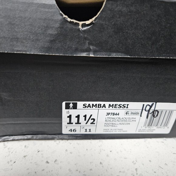 New Adidas samba Messi size 11.5.mens sneaker pink black - Picture 15 of 16